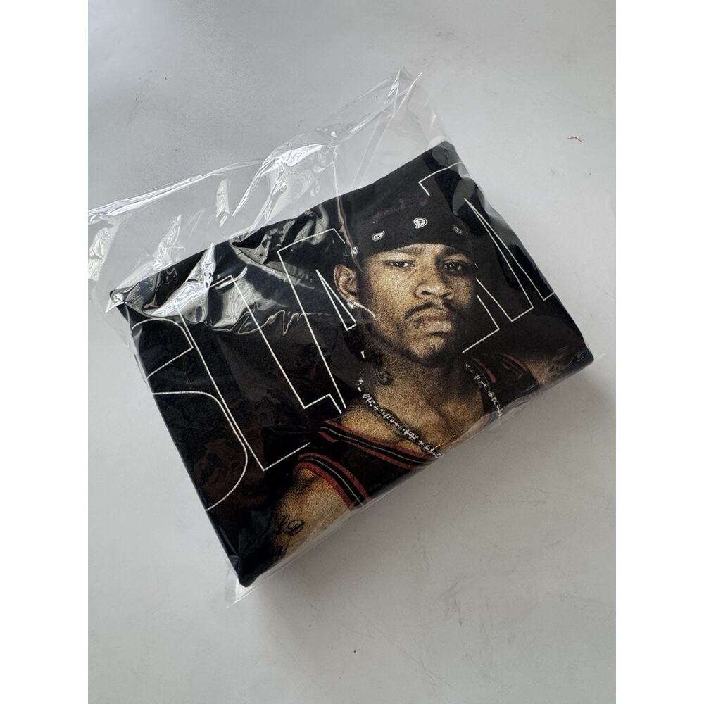 Official Mitchell & Ness Men's Black Allen Iverson Sixers T Shirt Size Medium - Picture 7 of 9